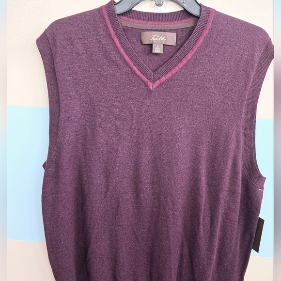 NWT Tasso Elba Macy's Men's Sweater Vest - Picture 3 of 7